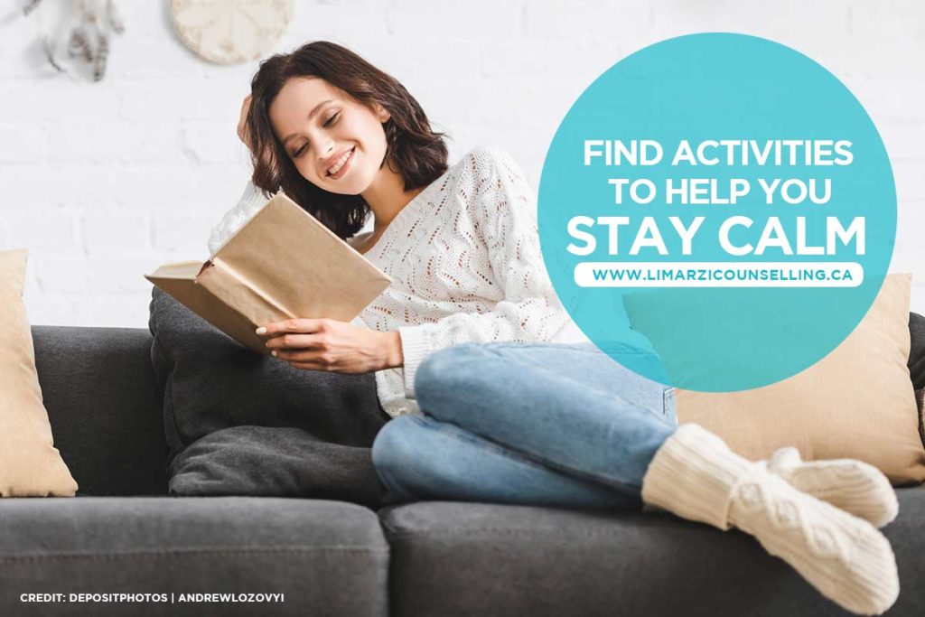 Find activities to help you stay calm