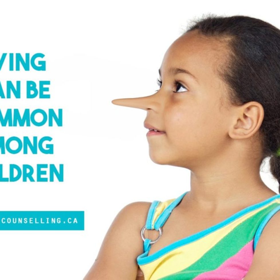 Lying can be common among children