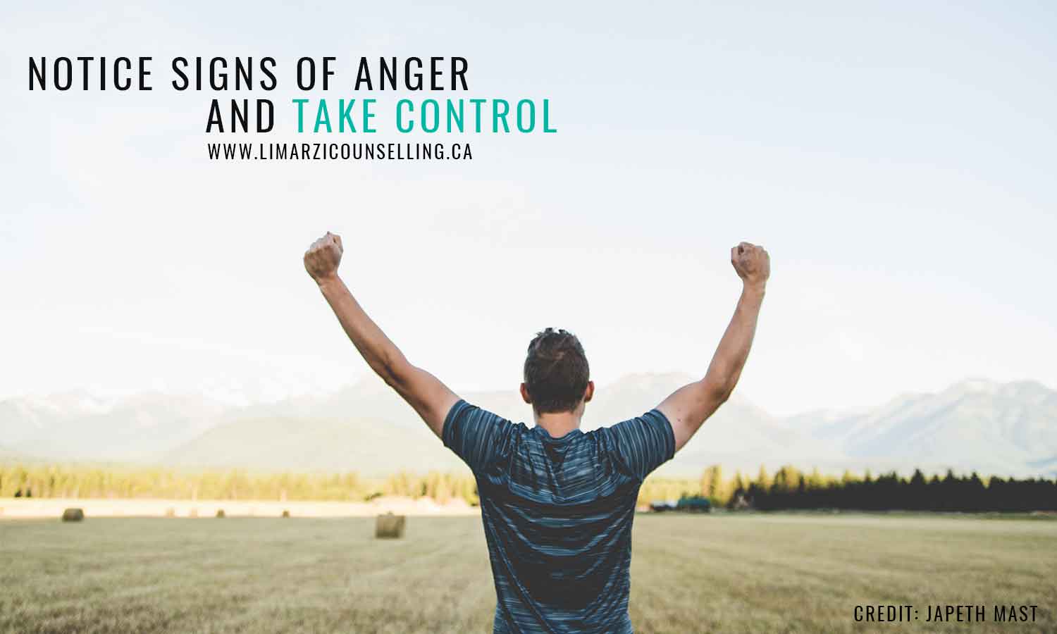 Notice signs of anger and take control