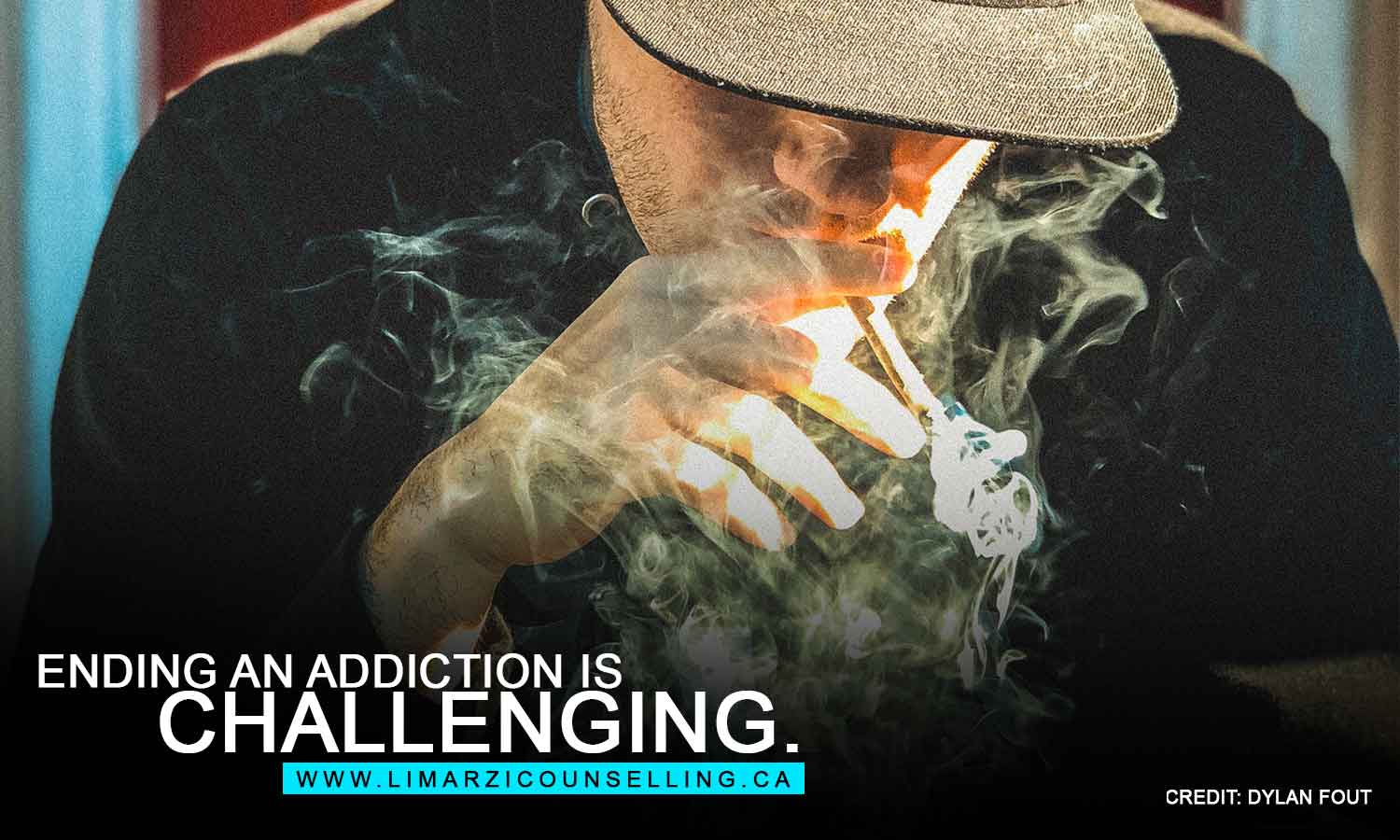 Ending an addiction is challenging.